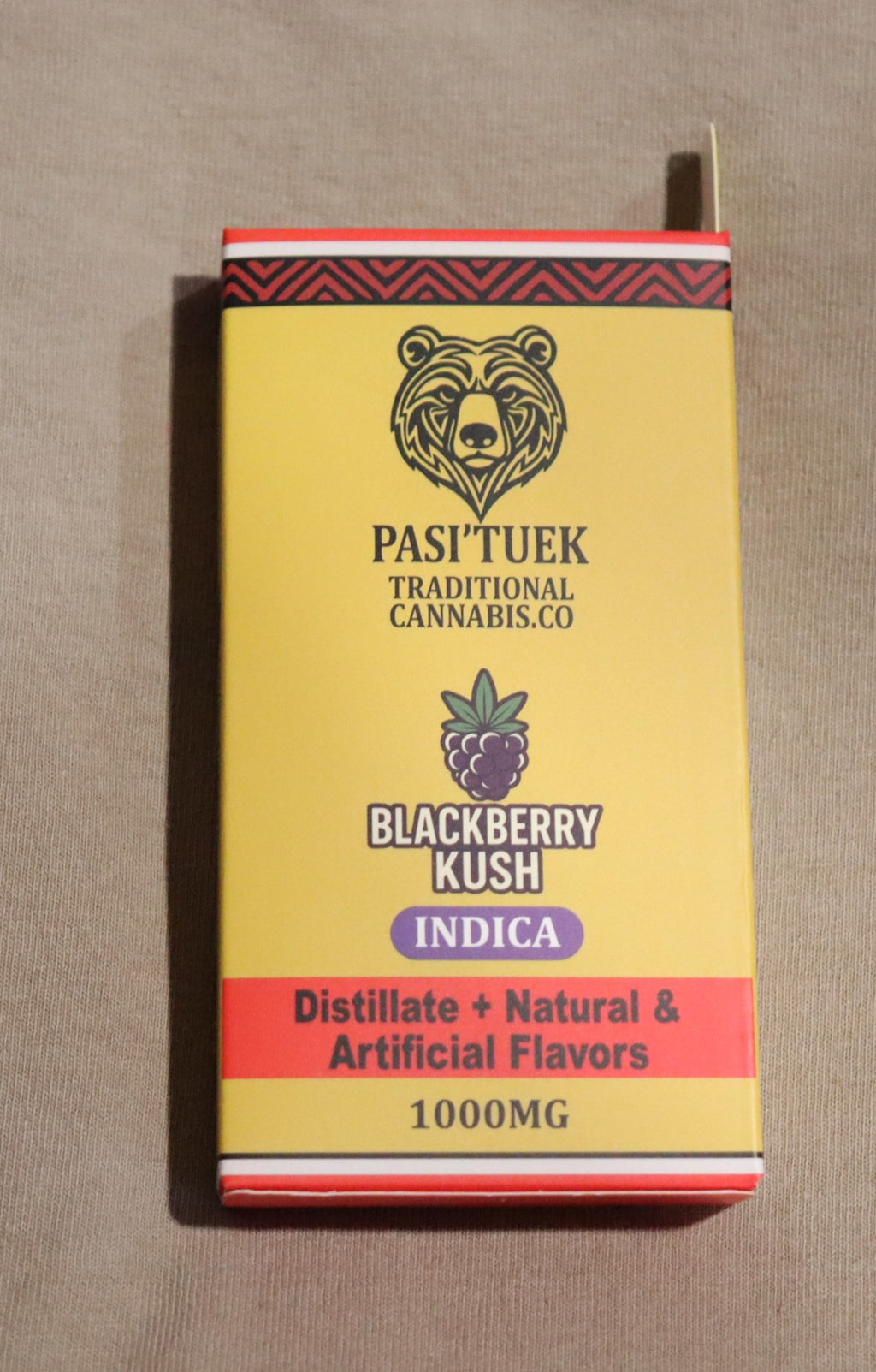 Pasi'tuek 1g THC Vape- Indica