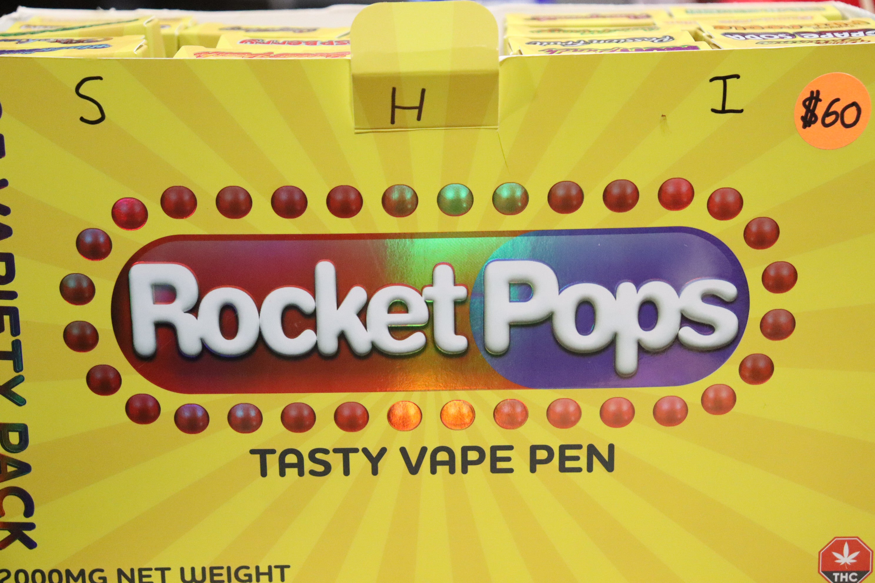 THC Rocket Pop Vape Pen - Hybrid