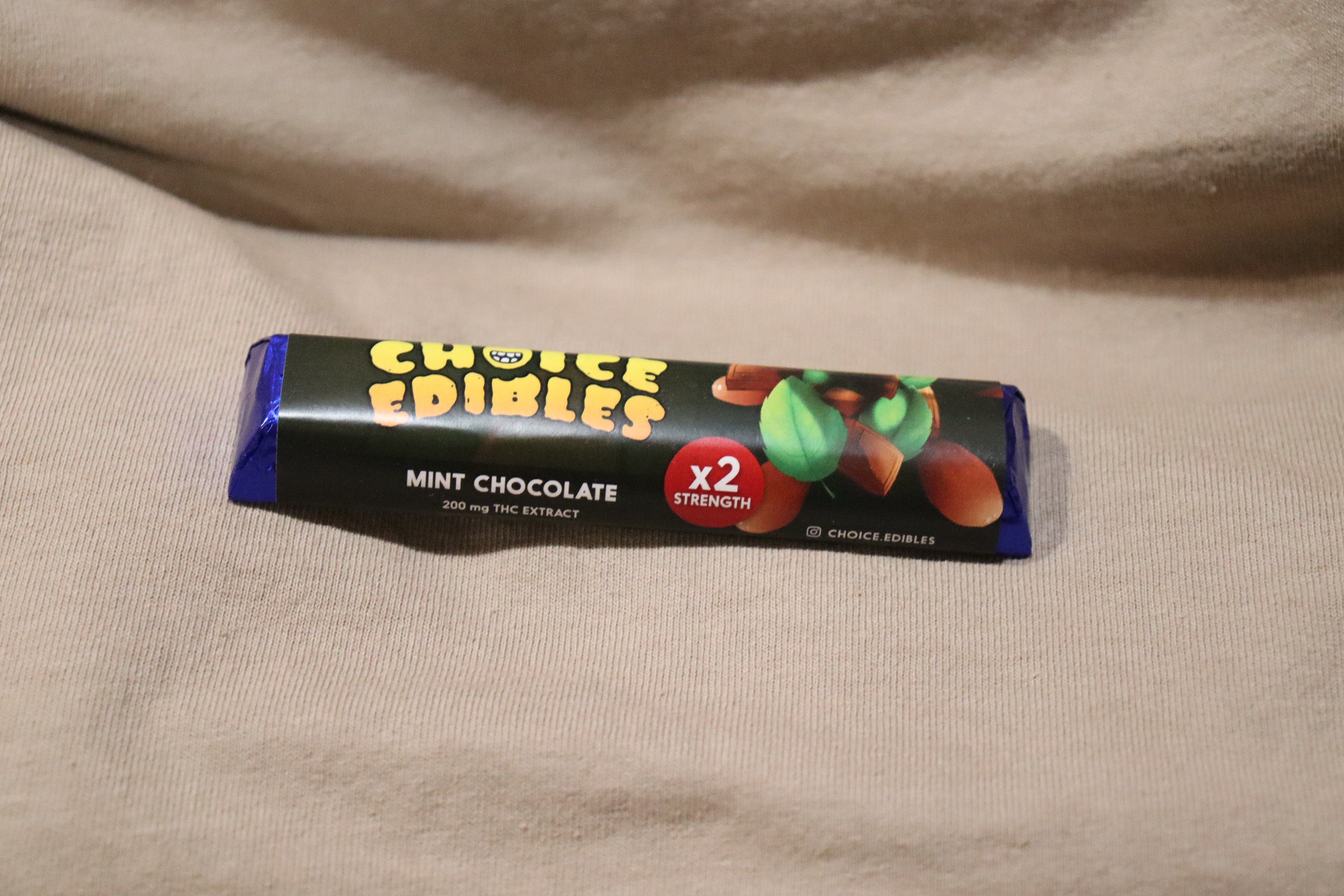 Choice Edibles Chocolate Bar THC