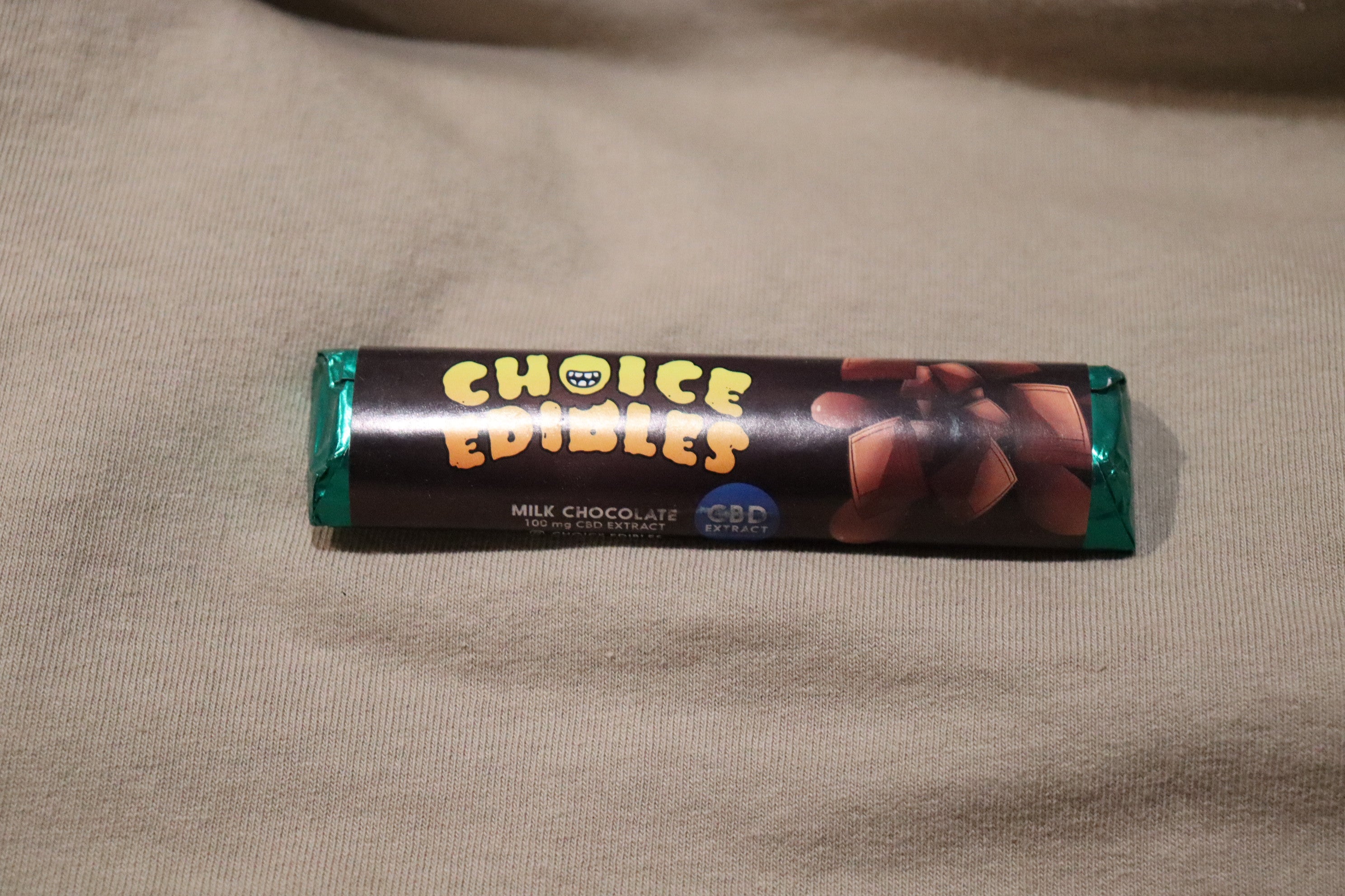 Choice Edibles Chocolate Bar CBD