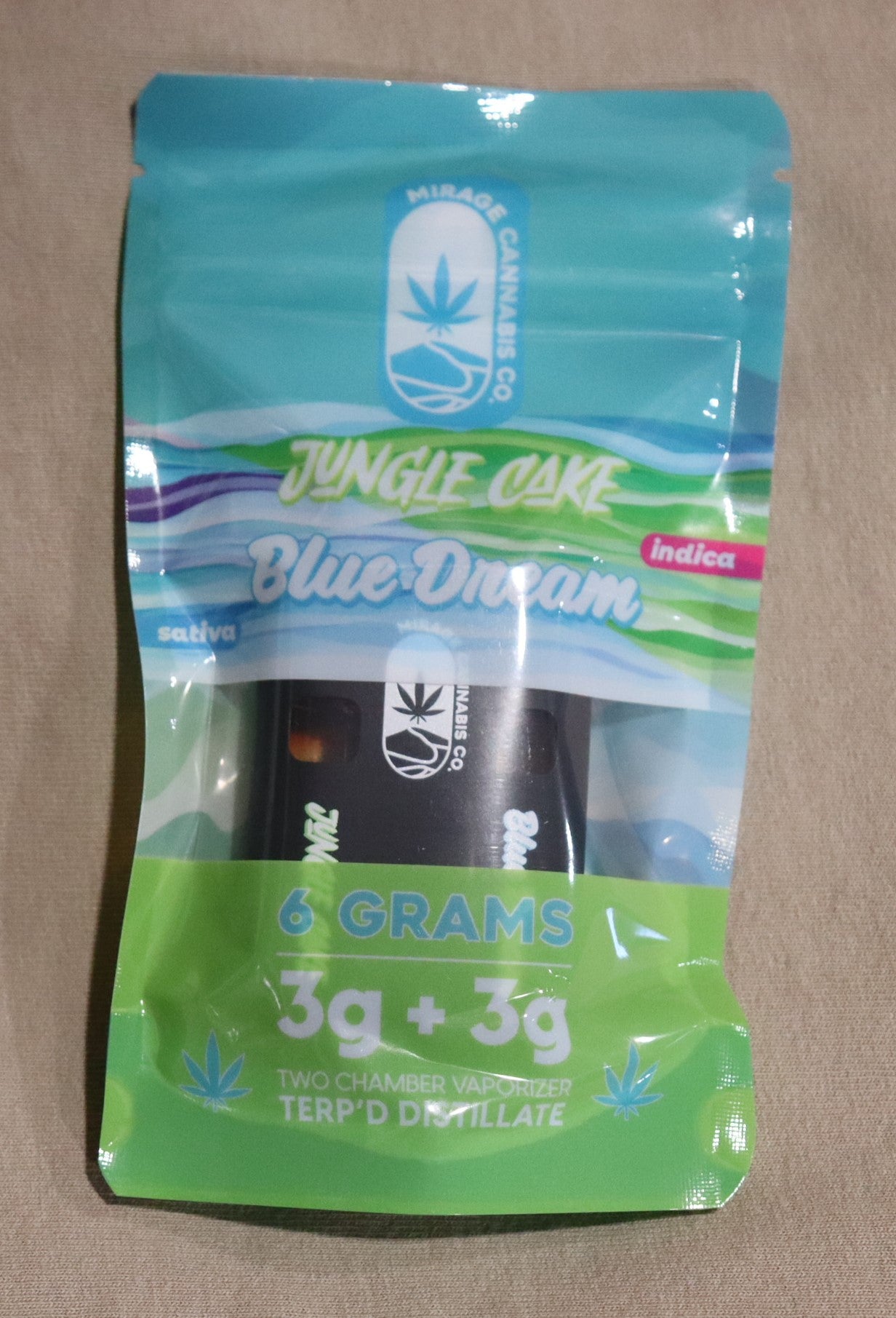 Mirage 6g Dual Chamber THC Vape