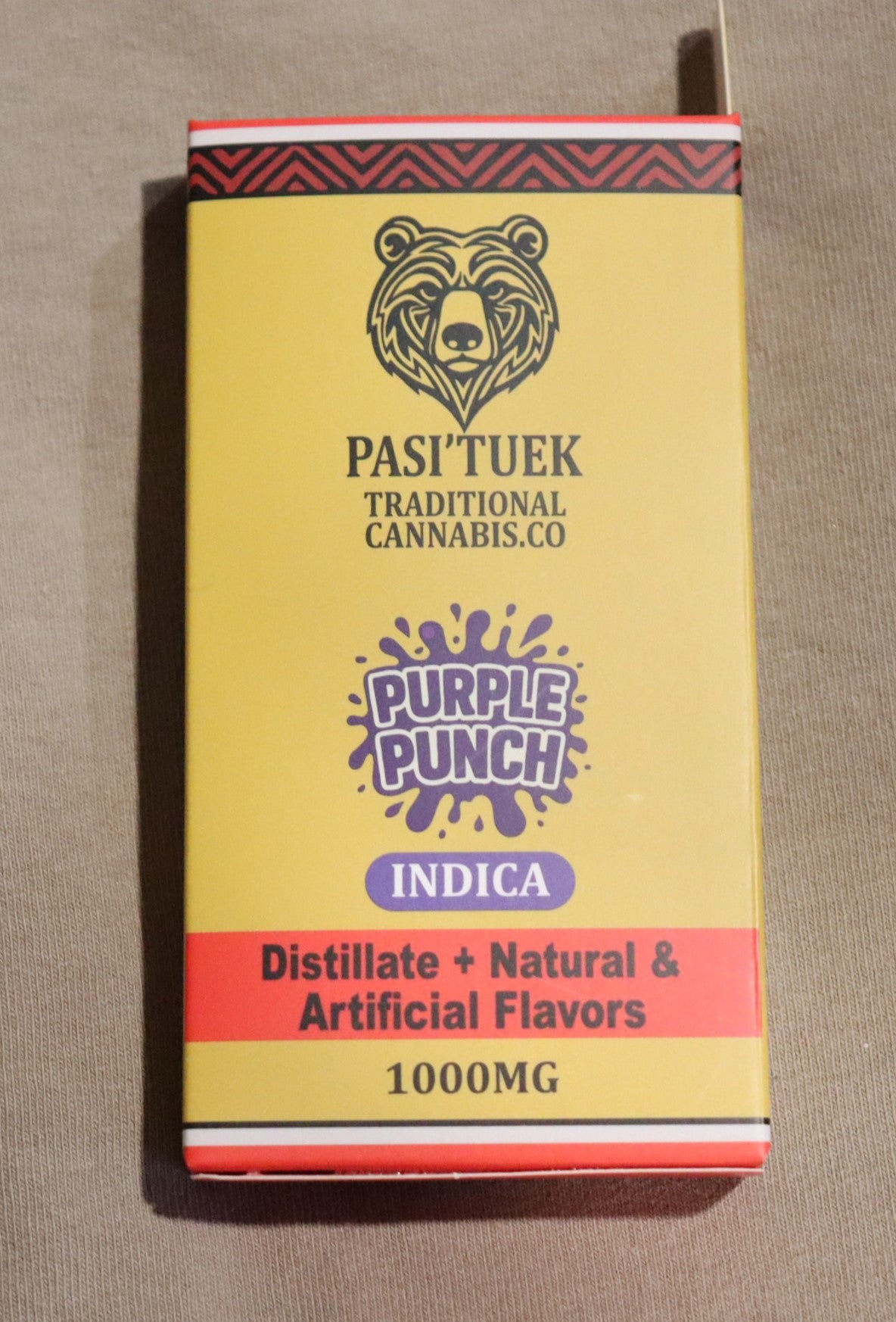 Pasi'tuek 1g THC Vape- Indica