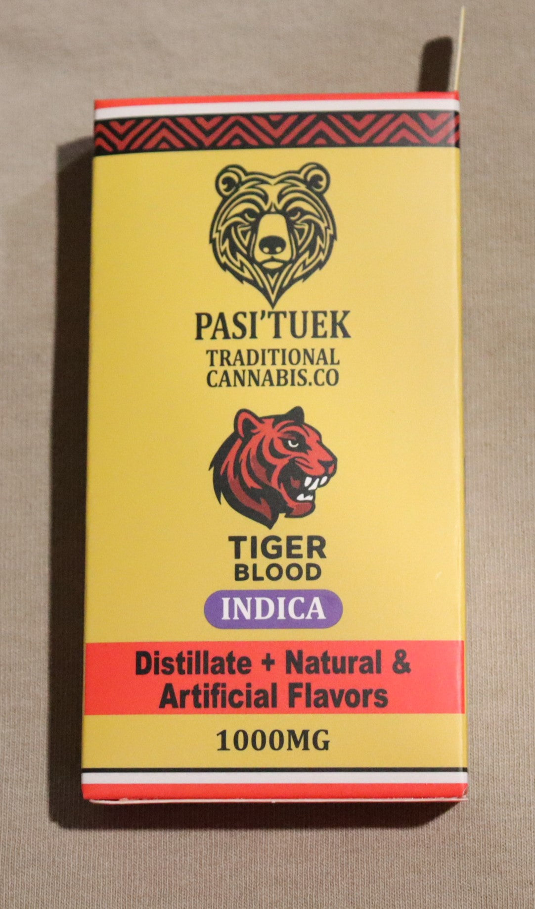 Pasi'tuek 1g THC Vape- Indica