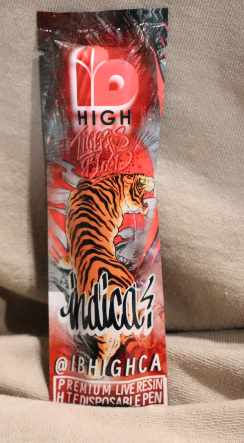 IB High Live Resin 1g THC Vape- Indica