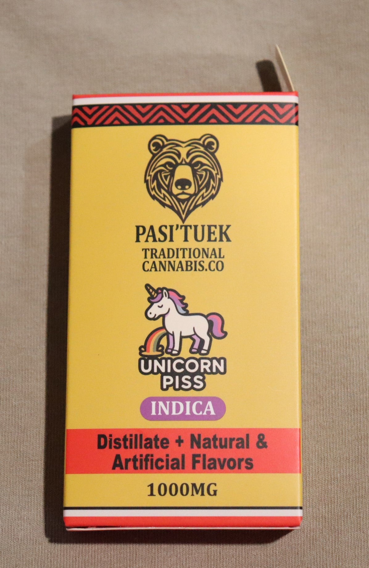 Pasi'tuek 1g THC Vape- Indica